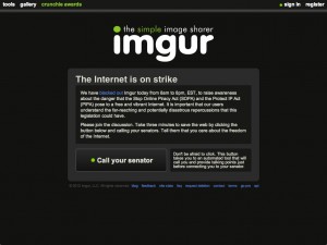 imgur.com SOPA protest