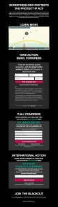 wordpress.org SOPA protest