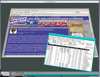 Screenshot of the Metisse window manager running on Mac OS X