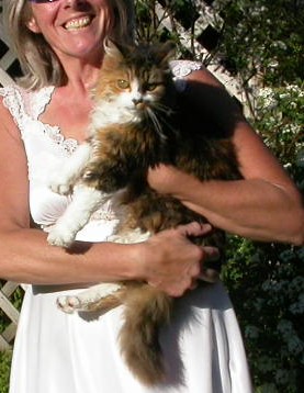 Bootsie, held by Patty